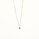 Pippa Emerald Green Zircon Pendant Necklace, view 4