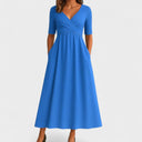 Harper the elegant A-line midi dress