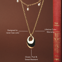 Octavia Bold Statement Pendant Necklace, view 2