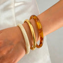 Bangle Set of 3 for Women, Vintage Stacking Bangles, Green or Multicolour