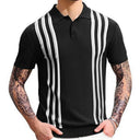Cedric Men's Striped Polo Shirt, view 5