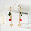 Joy Christmas Drop Earrings