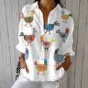 Ingrid Playful Hen Blouse