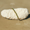Angela Green Bezel Set Tennis Bracelet, view 5