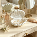 Estelle White Shell Shaped Jewellery Tray