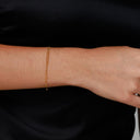 Teresa Mixed Curb and Paperclip Chain Bracelet, view 5