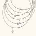 Sofia Gold Omega Choker Necklace, view 7