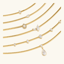 Sofia Gold Omega Choker Necklace, view 12