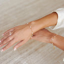 Leticia Genuine Freshwater Pearl Chain Bracelet, view 8