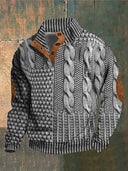 ELRIC | Bedrukte Herentrui met Retro Stijl en Ultiem Draagcomfort