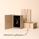 Vivian Initial & Birthstone Charm Necklace, view 8