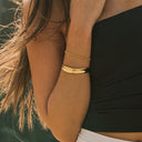 Bethany Statement Open Cuff Bracelet, view 10
