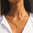 Myla Aventurine Stone Pendant Necklace, view 8
