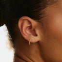 Laetitia Beaded Hoop Earrings