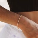 Fallon Dainty Beaded Chain Bracelet, view 9