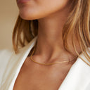 Remy Dainty Chain Choker Necklace, view 3
