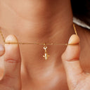 Linnea Gold Whale Pendant Necklace, view 4