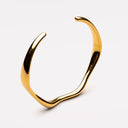 Edwina Wavy Open Cuff Bracelet, view 12