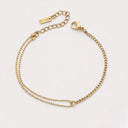 Annette Minimal Stacking Chain Bracelet, view 3