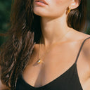 Adela Gold Drop Pendant Necklace, view 19