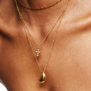 Adela Gold Drop Pendant Necklace, view 11