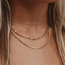 Cassandra Triple Layered Chain Necklace