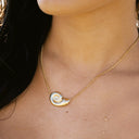 Joanna Gold Nautilus Shell Pendant Necklace