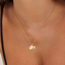 Romy Ocean Charm Necklace with Sun, Shell and Freshwater Pearl