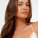 Rosie Green Aventurine Beaded Choker Necklace, view 4