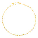 Martha Paperclip Chain Choker Necklace, view 12