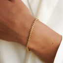 Jacqueline Twisted Rope Chain Bracelet