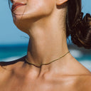 Aster Dainty Rope Chain Necklace, view 4