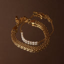 Olympia Woven Statement Bracelet, view 20