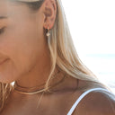 Laurel Slinky Chain Choker Necklace, view 9