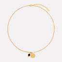 Keira Gold Snake Tiger's Eye Pendant Necklace, view 7