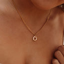 Juliet Gold Sun Pendant Necklace