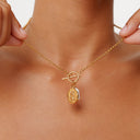 Lucille Freshwater Pearl Drop Necklace, view 3