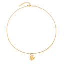 Leonie Heart Charm and Freshwater Pearl Necklace, view 7