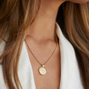 Christa Sun Pendant Rope Chain Necklace, view 12