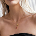 Chiara Birthstone Pendant Necklace, view 7