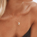 Adela Gold Drop Pendant Necklace