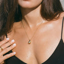 Adela Gold Drop Pendant Necklace, view 17