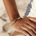 Justine Hammered Textured Cuff Bracelet, view 16