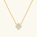 Ilse Gold Clover Necklace in 18k gold plated stainless steel