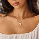 Romy Ocean Charm Necklace with Sun, Shell and Freshwater Pearl, view 9