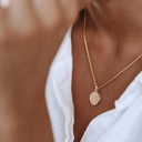 Christa Sun Pendant Rope Chain Necklace, view 19