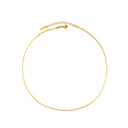 Violet Fine Snake Chain Choker Necklace, view 7