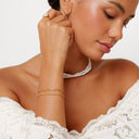Imelda Mixed Chain Layered Bracelet, view 3