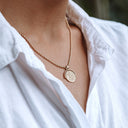 Christa Sun Pendant Rope Chain Necklace, view 14