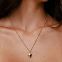 Layla Gold Nugget Pendant Necklace, view 3